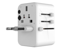 FIXED Voyager World Adapter 3xUSB-C/2xUSB GaN 65W biały FIXCT65-3C2A-WH - 1249177 - zdjęcie 3